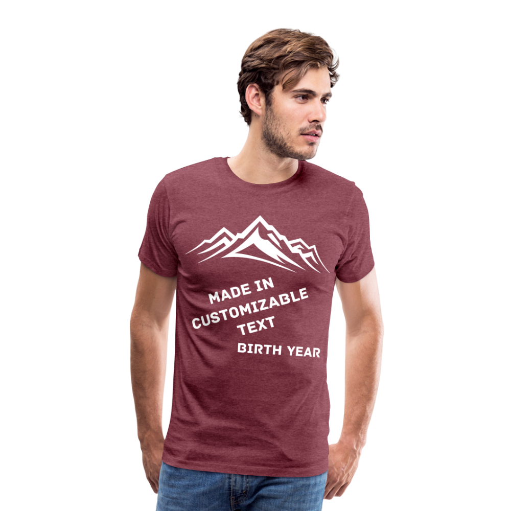 Men's Premium T-Shirt - heather burgundy