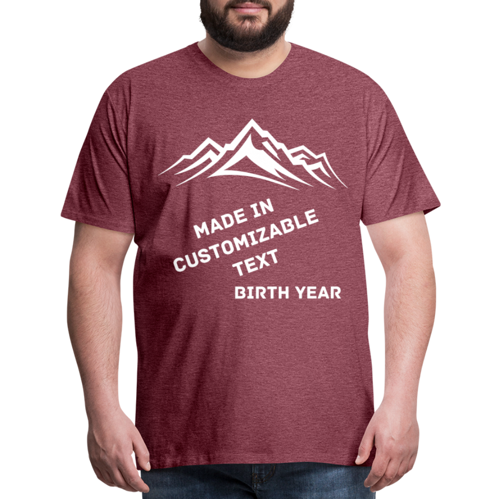 Men's Premium T-Shirt - heather burgundy