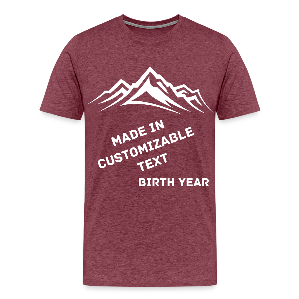 Men's Premium T-Shirt - heather burgundy