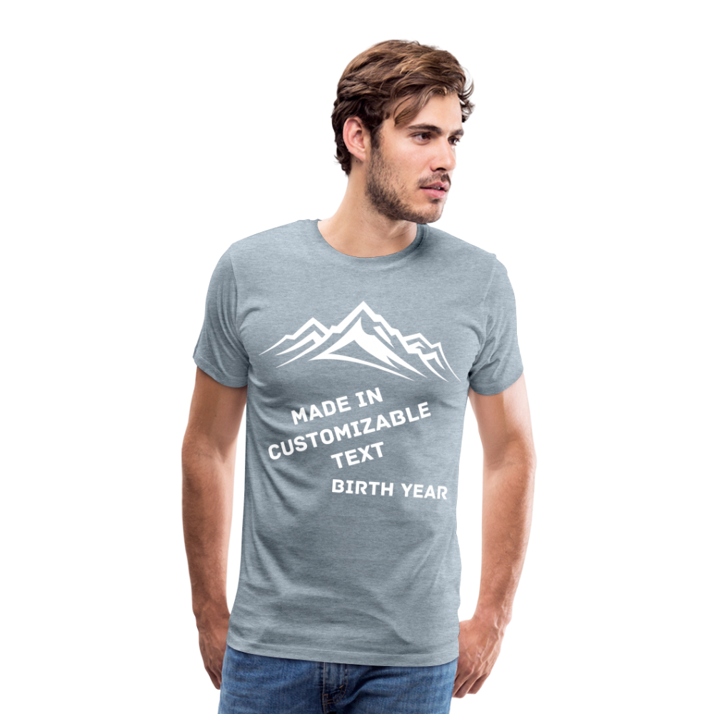 Men's Premium T-Shirt - heather ice blue