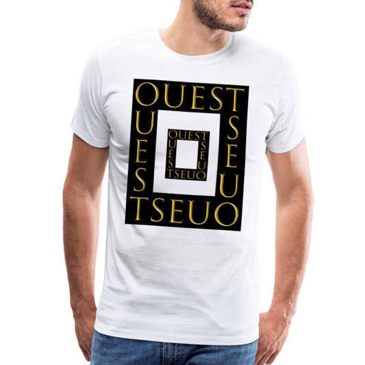 OUEST- Premium T-Shirt - white