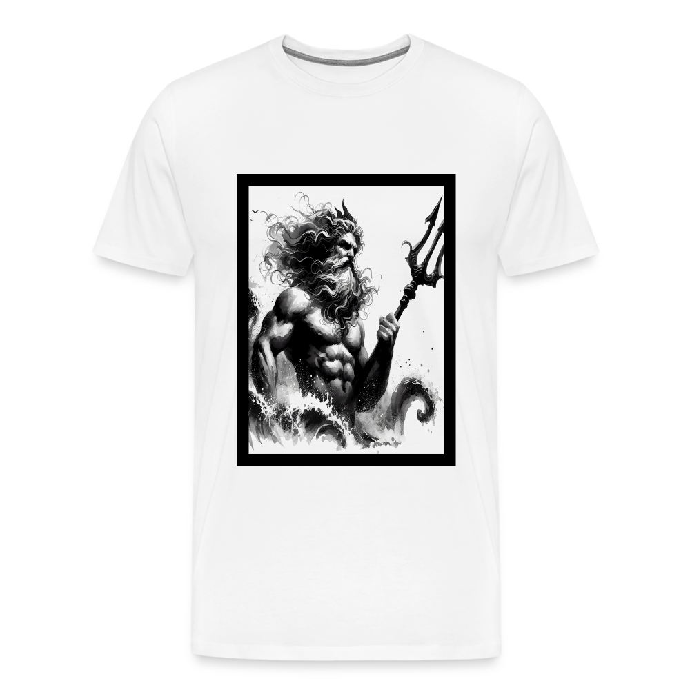 Poseidon- Premium T-Shirt - white