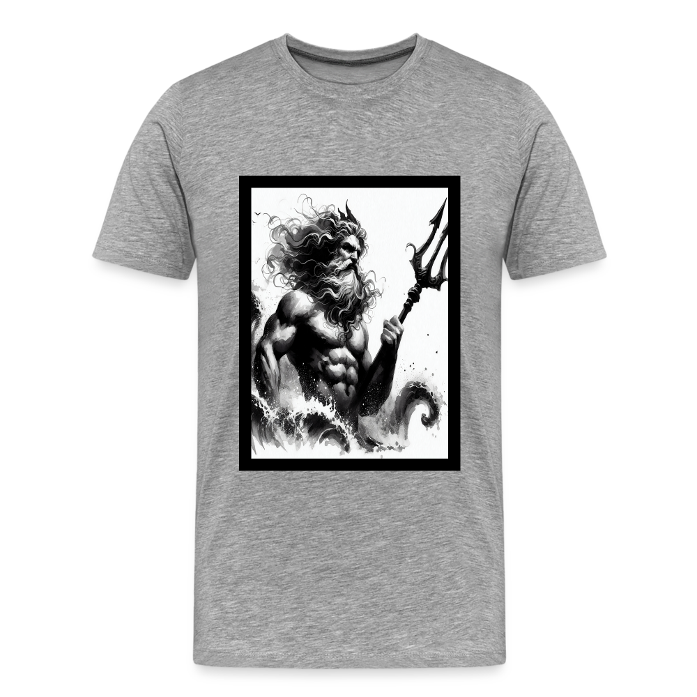 Poseidon- Premium T-Shirt - heather gray