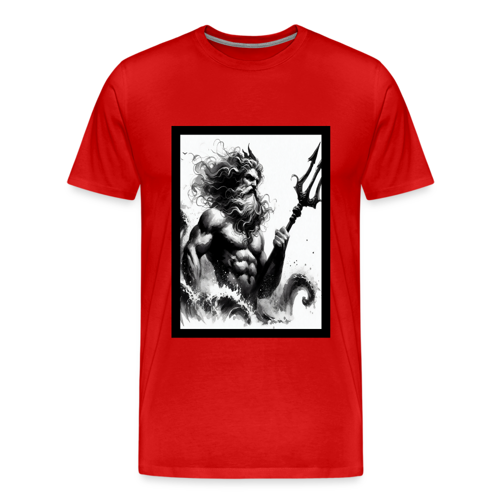 Poseidon- Premium T-Shirt - red