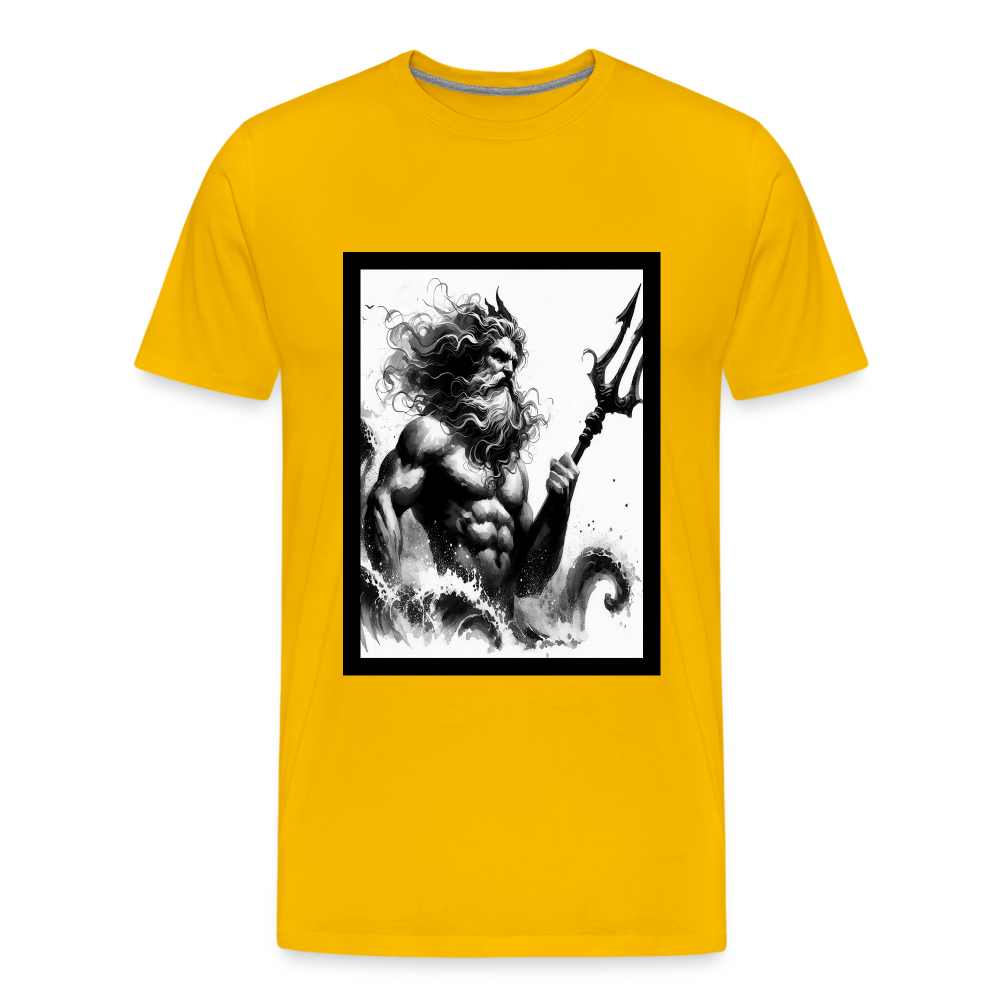 Poseidon- Premium T-Shirt - sun yellow