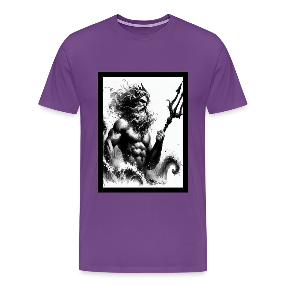 Poseidon- Premium T-Shirt - purple