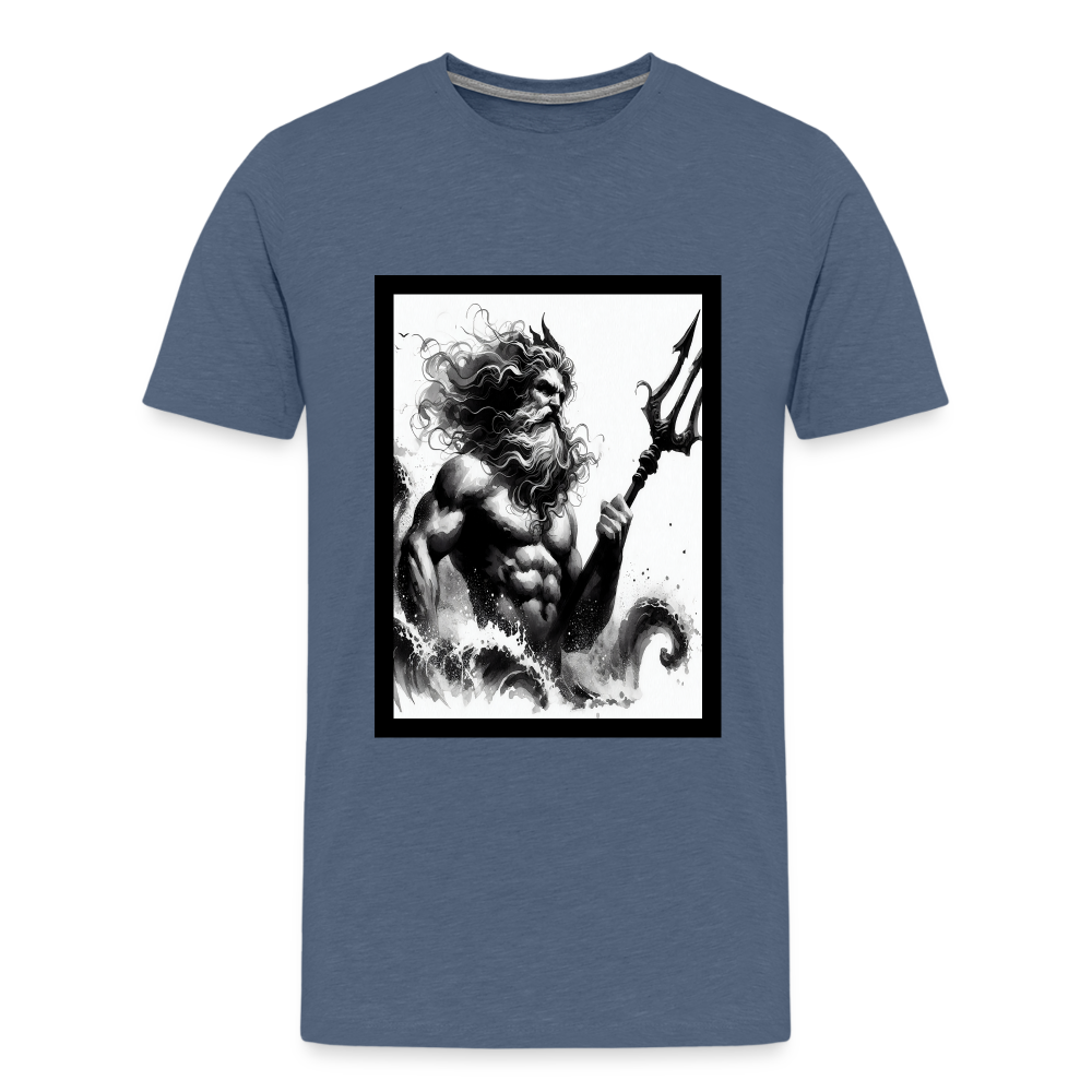 Poseidon- Premium T-Shirt - heather blue