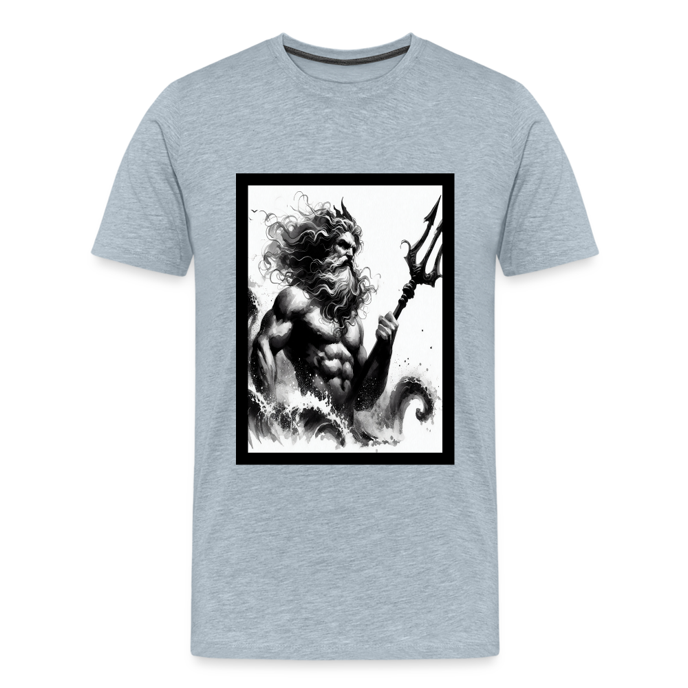 Poseidon- Premium T-Shirt - heather ice blue