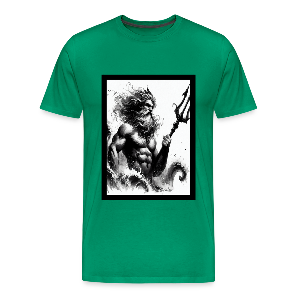 Poseidon- Premium T-Shirt - kelly green