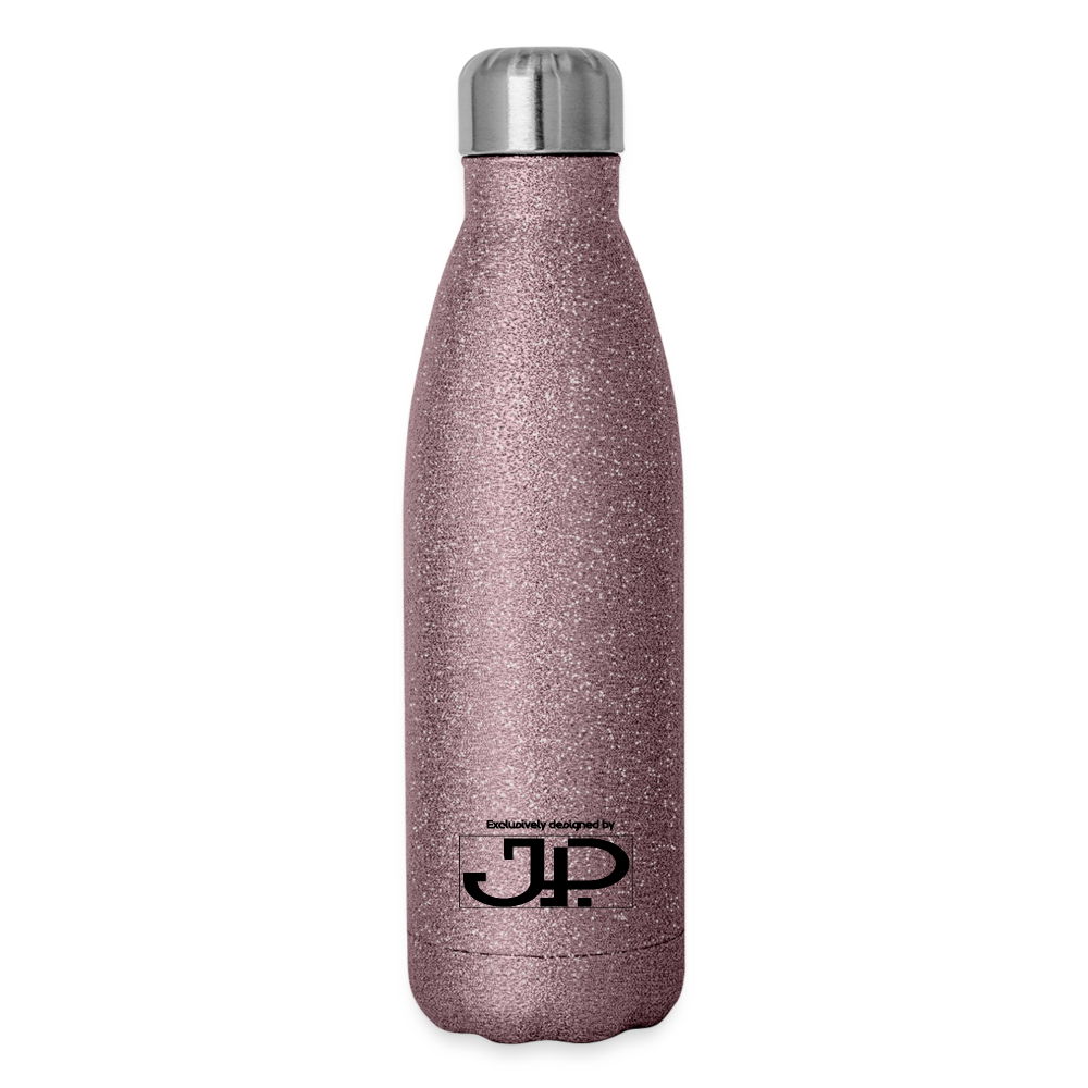 HYDR8-Insulated Stainless Steel Water Bottle - pink glitter